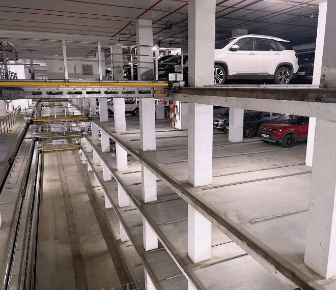 Large car stacker | Large automated parking system